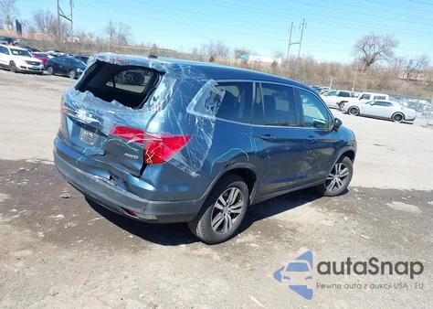 2017 Honda Pilot Ex from USA, damaged, VIN 5FNYF6H34HB034362